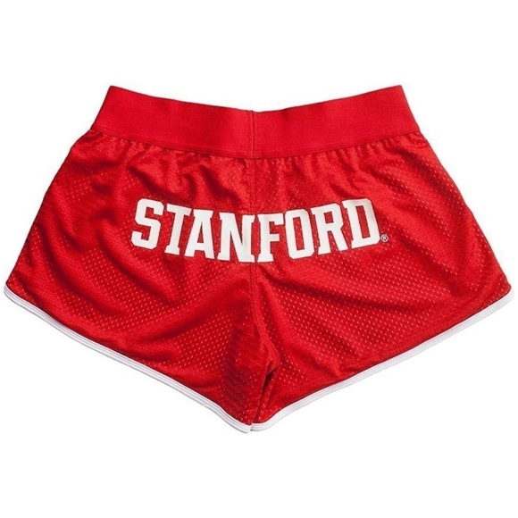 NWT Stanford Red Mesh Women’s athletic collegiate shorts - Picture 2 of 3